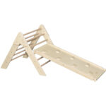 Tryco Wooden climbing frame with slide