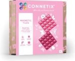 Connetix 2-delige Pastel Pink & Berry Base Plate Set