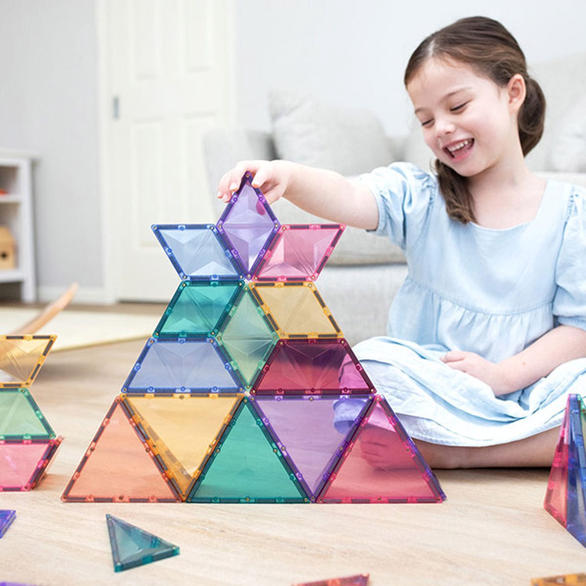 Connetix 48-delige Pastel Shape Expansion Set - Afbeelding 5