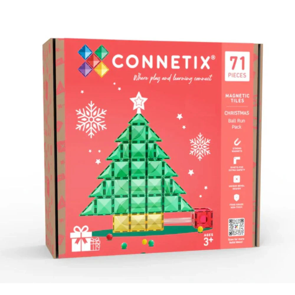 Connetix 71-delige Christmas Tree Ball Run Set