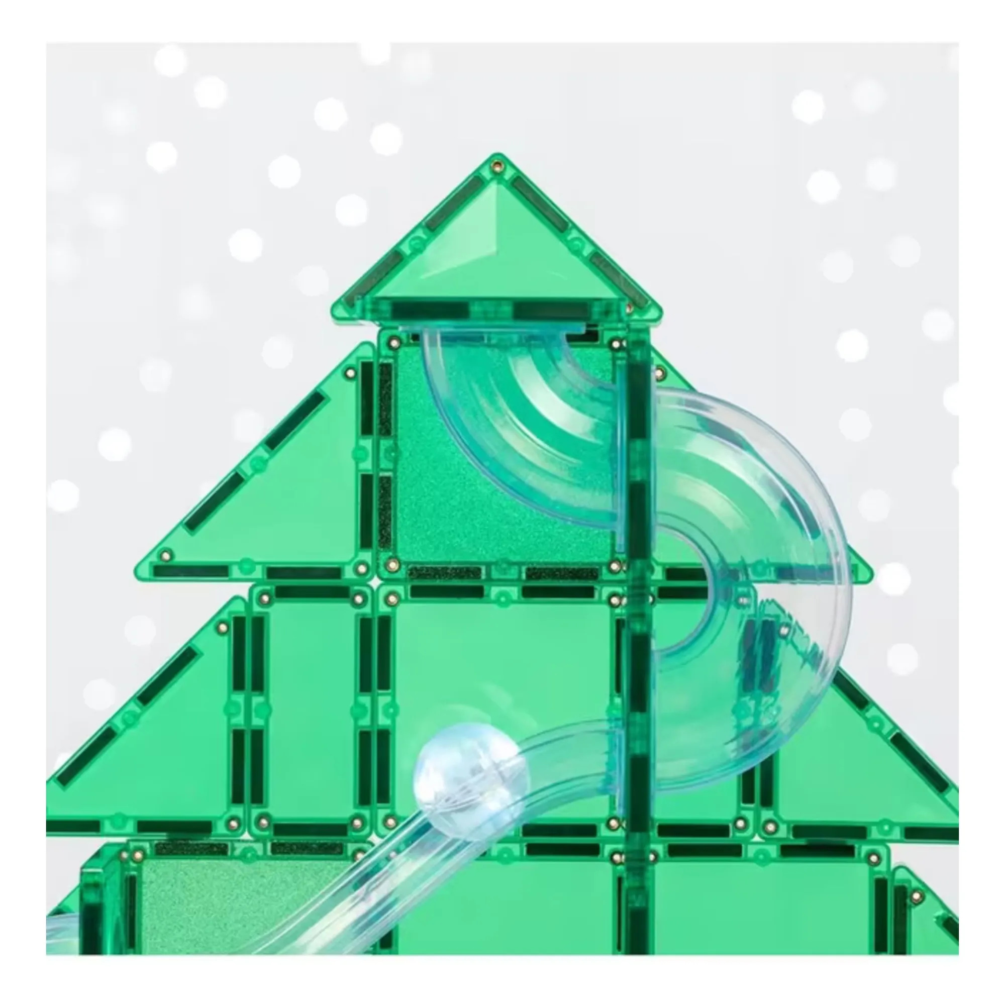 Connetix 71-delige Christmas Tree Ball Run Set - Afbeelding 3