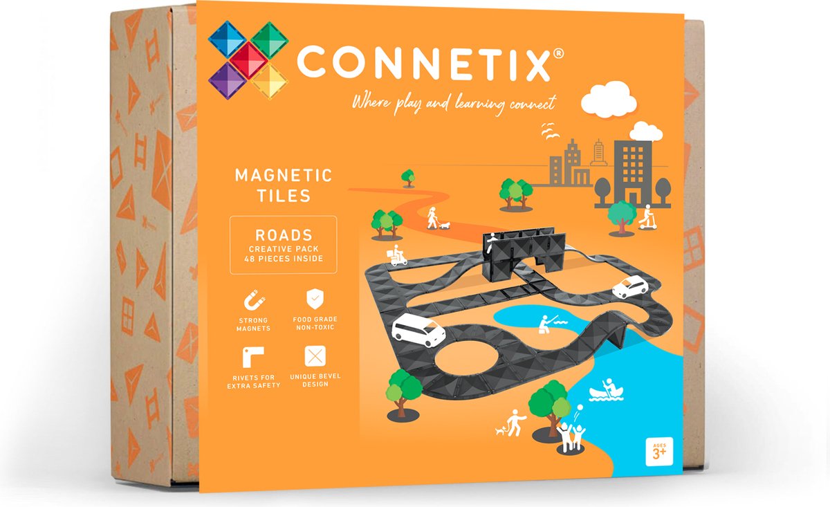 Connetix 48-delige Creative Roads Set
