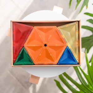 Connetix 30-delige Regenboog Geometrie Set - Afbeelding 2