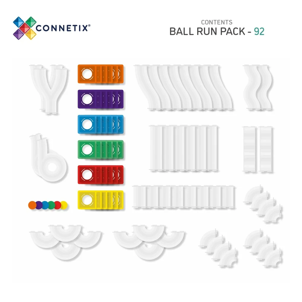Connetix 92-delig Rainbow Ball Run Pack - Afbeelding 10