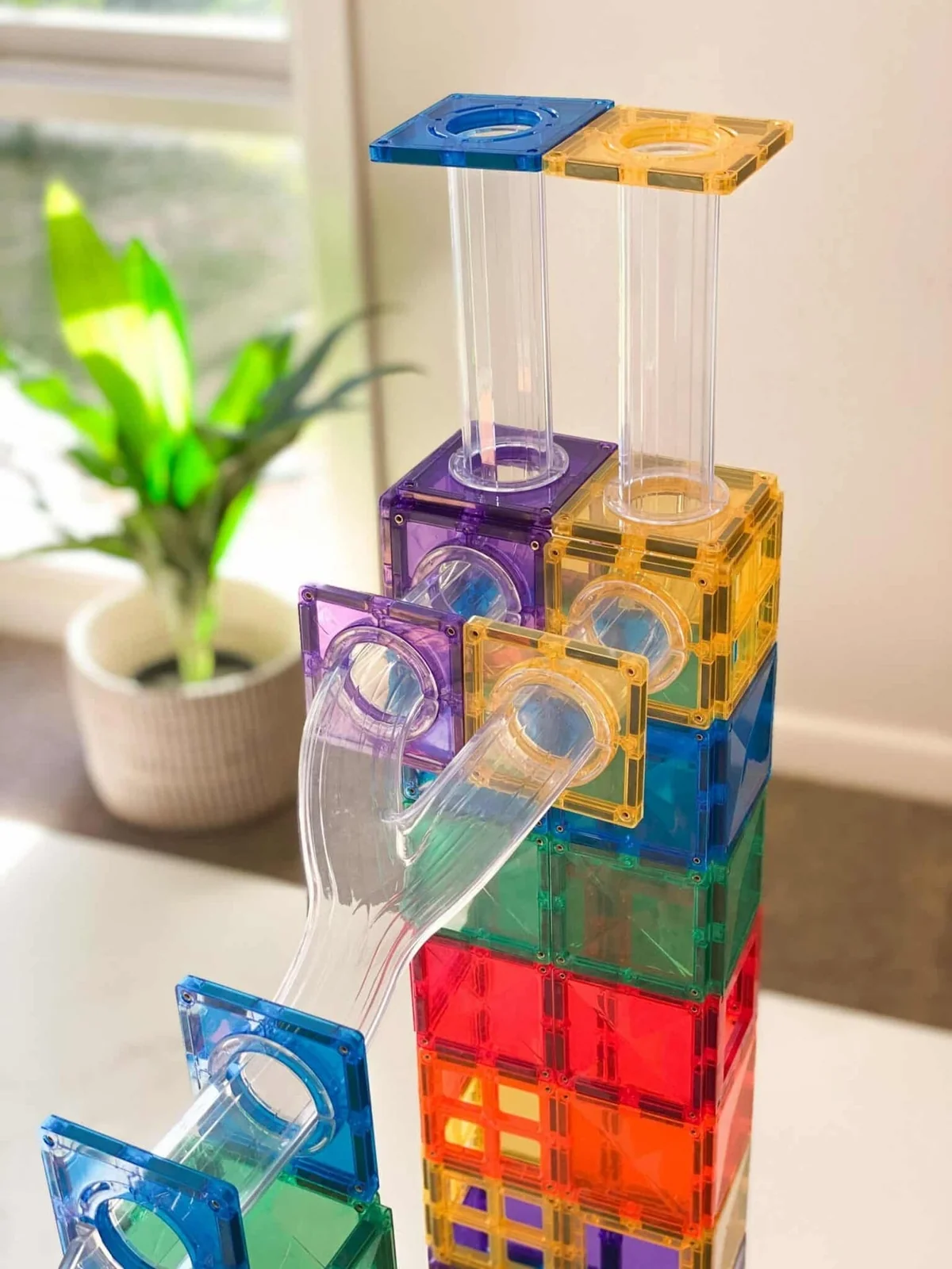 Connetix 92-delig Rainbow Ball Run Pack - Afbeelding 3