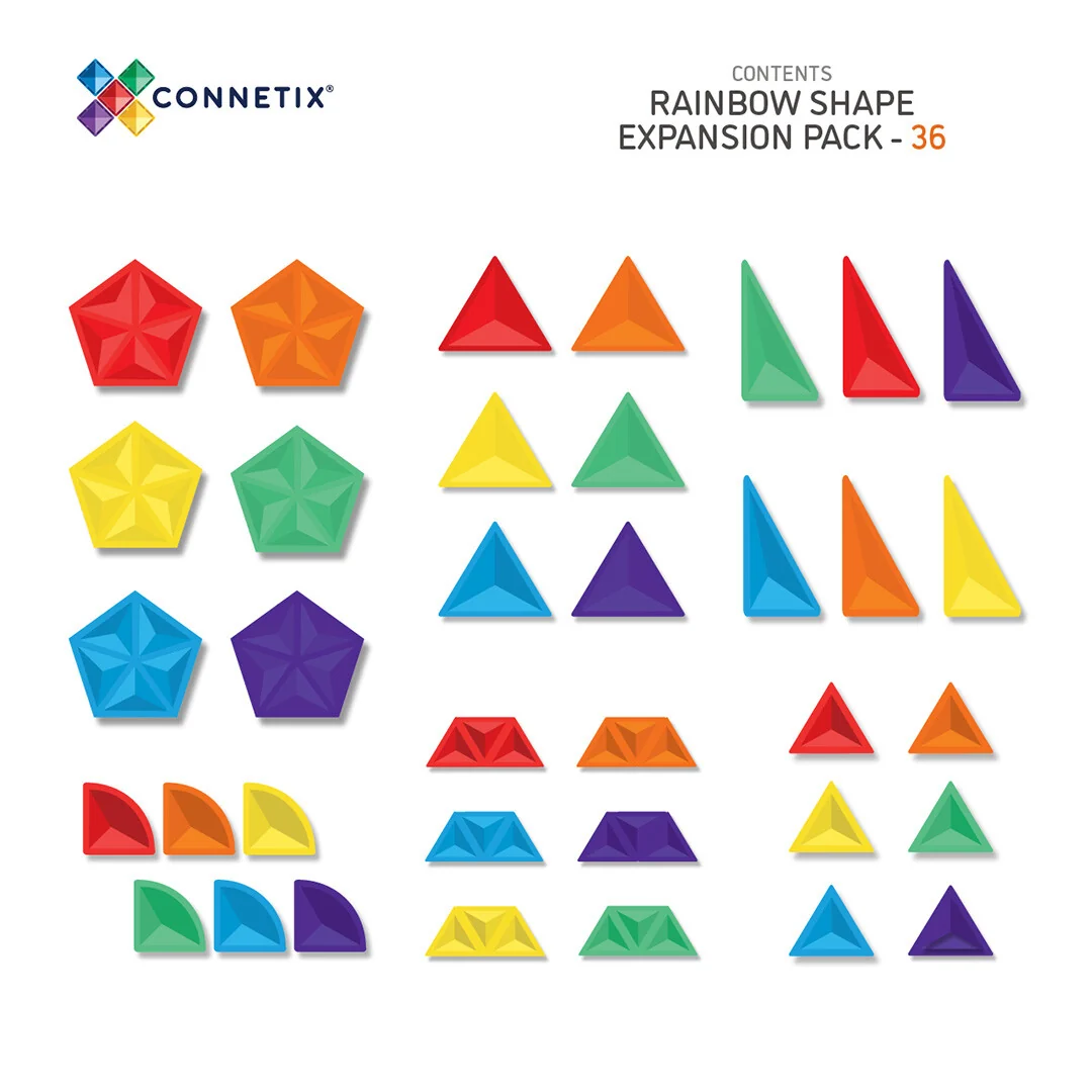 Connetix 36-delige Regenboog Vormuitbreidingsset - Image 2