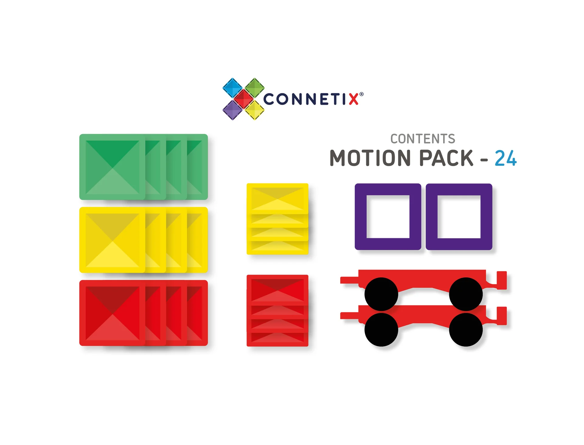 Connetix 24-delig Rainbow Motion Pack - Image 2