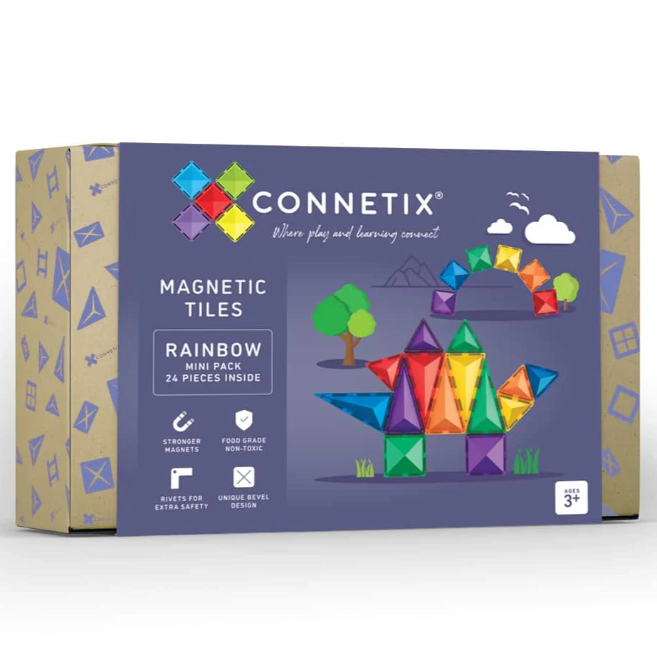 Connetix 24-delige Rainbow Mini Pack