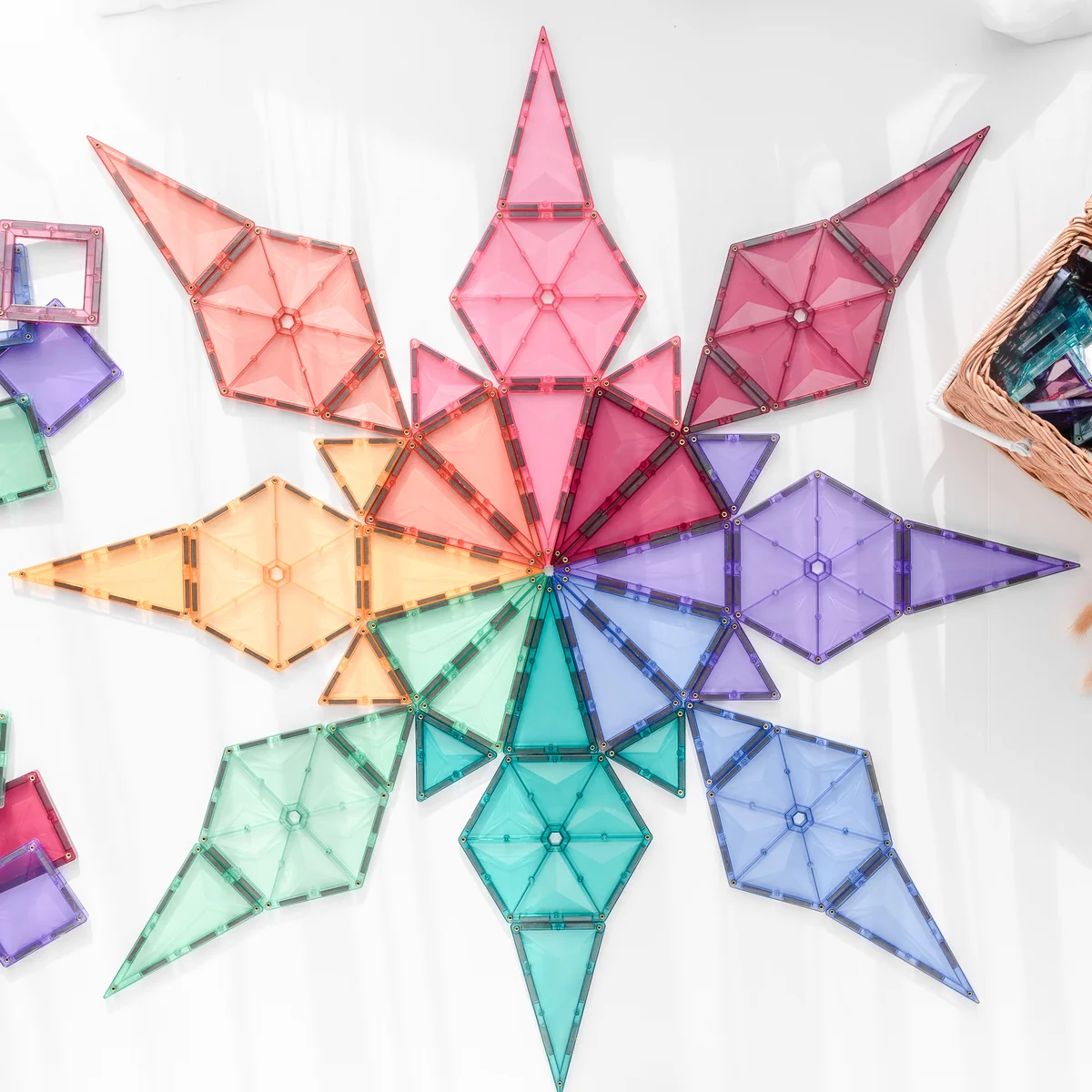 Connetix 40-delige Pastel Geometrie Pack - Image 3