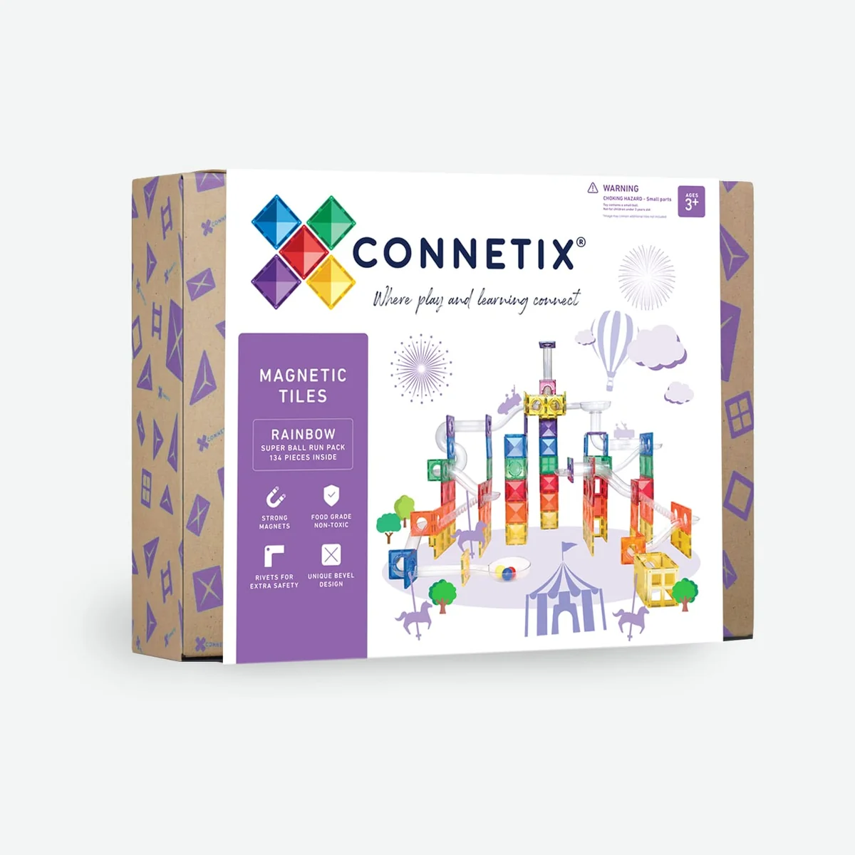 Connetix 134-delige Super Ball Run pack